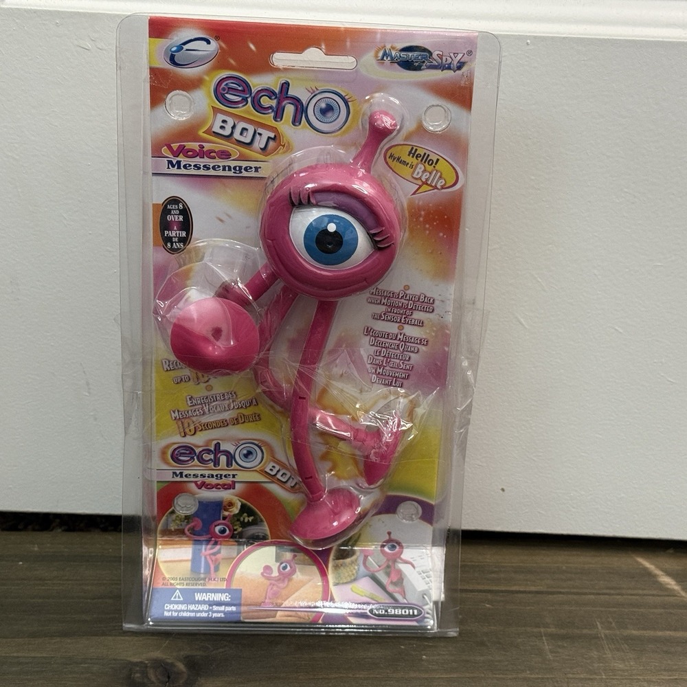 Echo Bot Kids Alien‎ Voice Messenger Flexible Toy Recorder  New Sealed